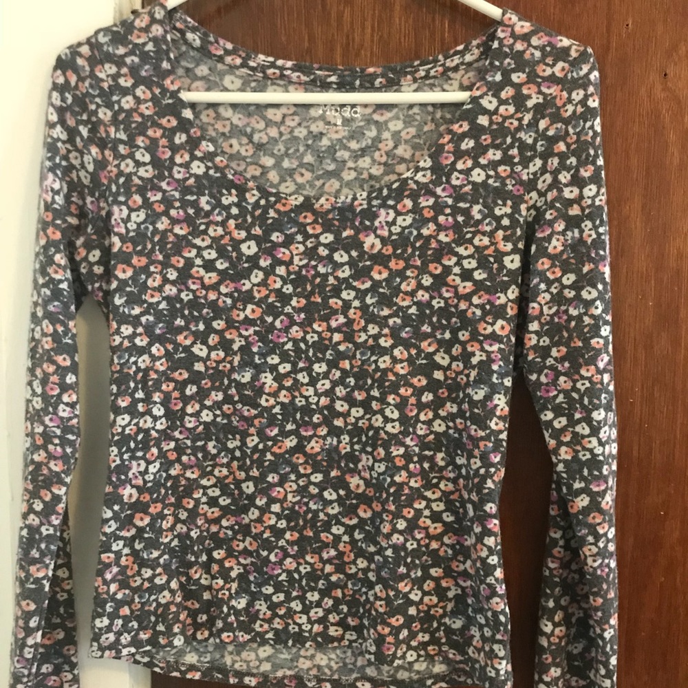 Long Sleeve Floral Tee